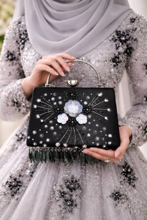 Black Party Clutch - 01BDB