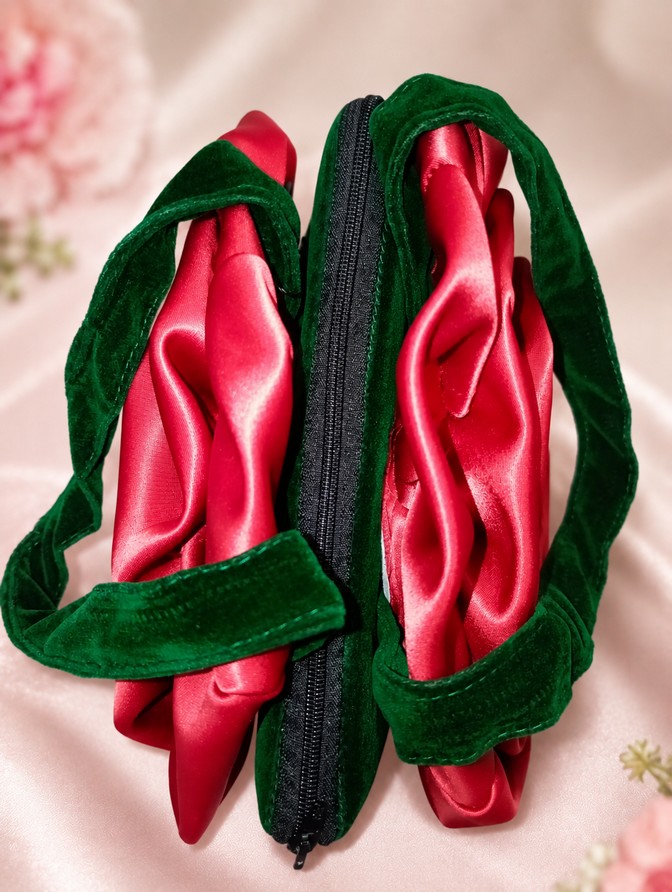 viral red rose bag zip top