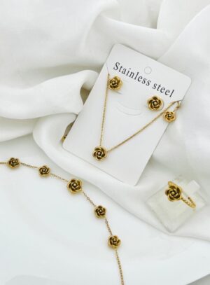 Rose necklace set combo